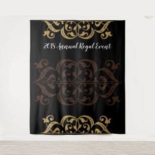 Elegant Event Photo Background - Custom Tapestry