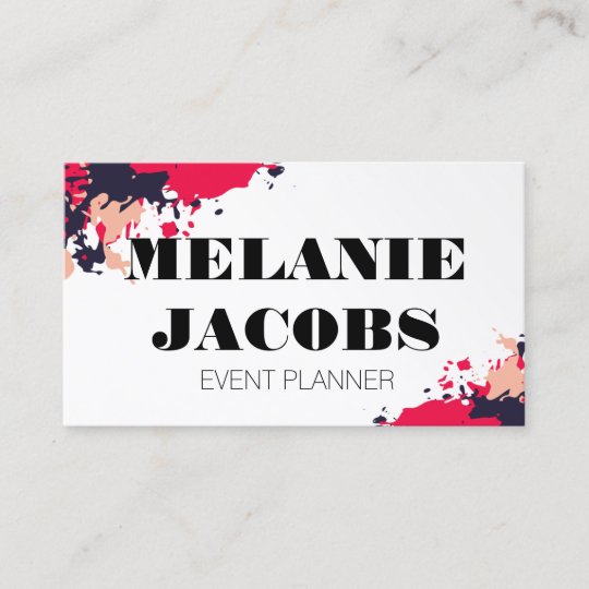 Event Coordinator Business Cards | Zazzle UK