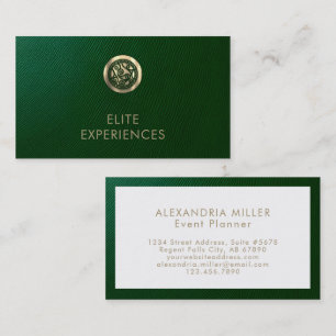 Elegant Event Planner Business Card