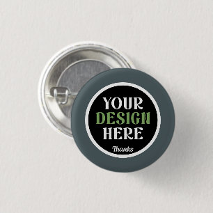 Elegant, exclusive, modern & polished 3 cm round badge