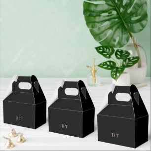 Elegant Executive DT Monogram Gold Presidential Favour Box