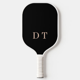 Elegant Executive DT Monogram Gold Presidential Pickleball Paddle