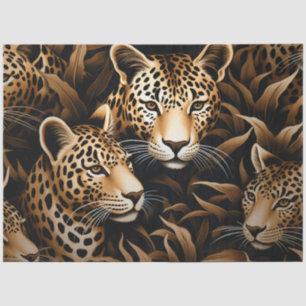 Elegant Exotic  Cheetah Wildlife Print Decoupage Tissue Paper