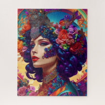 Elegant Exotic Women Puzzle - 520 pieces