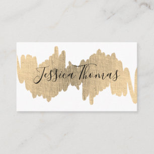 Elegant Expression (gold metallic) Business Card