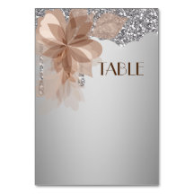 Elegant Extravaganza Table Wedding Card