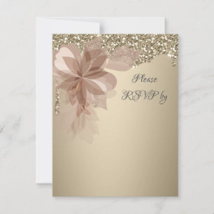Elegant Extravaganza Wedding RSVP Response Card