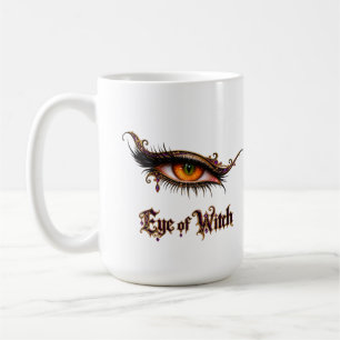 Elegant Eye of Witch Halloween Ornate Gothic Chic Coffee Mug