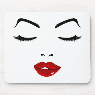 Elegant Face Mouse Mat