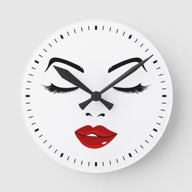 Elegant Face Round Clock (Front)