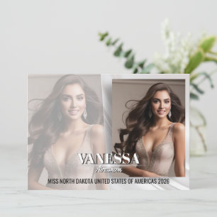 Elegant Fade Pageant Autograph Comp Card