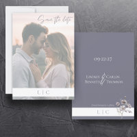 Elegant Faded Photo Caligraphy Gloomy Grey