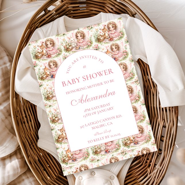 Elegant Fairy Baby Shower Invitation (Creator Uploaded)