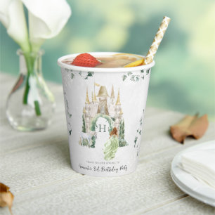 Elegant Fairy Tale Princess Birthday Party Paper Cups