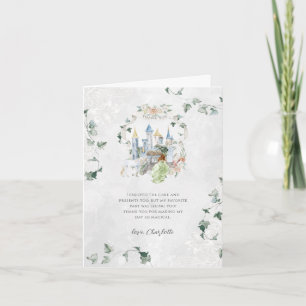 Elegant Fairy Tale   Princess Birthday Thank You Card