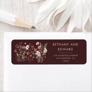 Elegant Fall Brown Floral Wedding