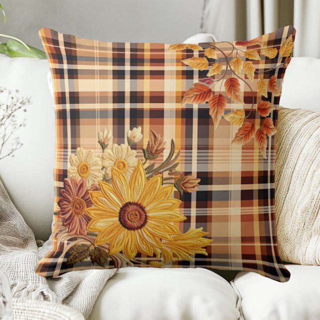 Elegant Fall Floral Home Decor Cushion (Creator Uploaded)