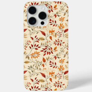 Elegant Fall Floral Pattern iPhone 15 Pro Max Case