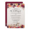 Elegant Fall Floral Pumpkin Wedding Invitation