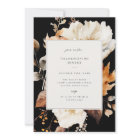 Elegant Fall Floral Thanksgiving Dinner Party