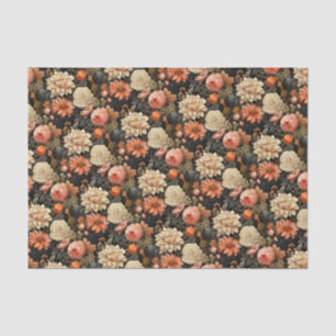 Elegant Fall Floral Tissue Paper