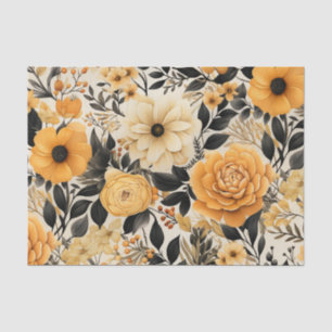 Elegant Fall Floral Tissue Paper
