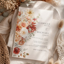 Elegant Fall Floral Wedding