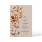 Elegant Fall Floral Wedding