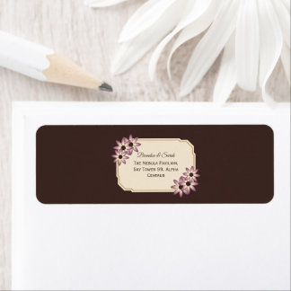 Elegant Fall Floral Wedding Invitation Template