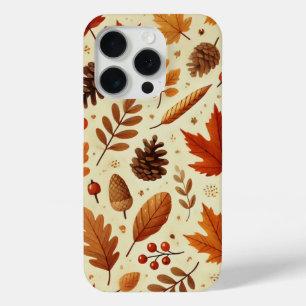 Elegant Fall Pattern iPhone 15 Pro Case