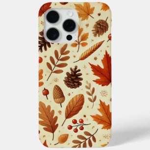 Elegant Fall Pattern iPhone 15 Pro Max Case