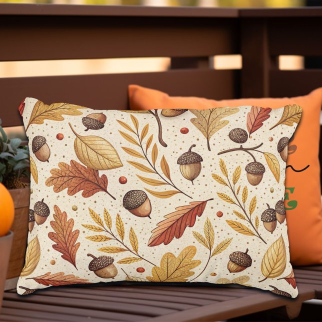 Elegant Fall Pattern Decorative Cushion (Creator Uploaded)