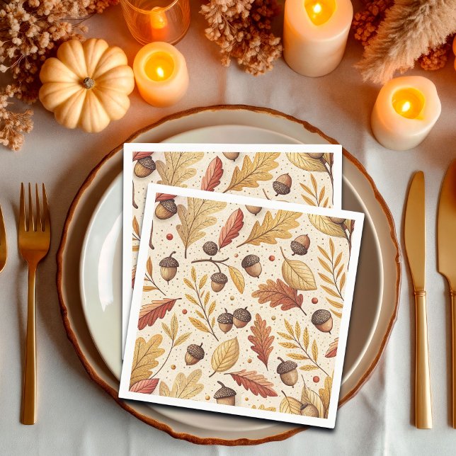 Elegant Fall Pattern Napkin (Creator Uploaded)