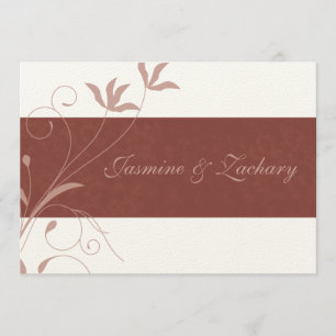 Elegant Fall Wedding Invitations