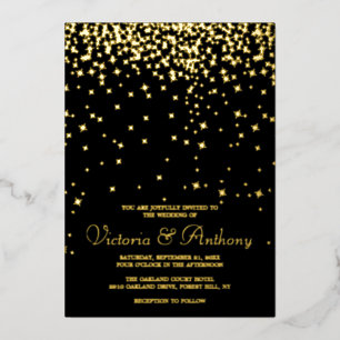 Elegant Falling Stars Wedding Real