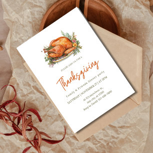 Elegant Family & Friends Feast Invitation