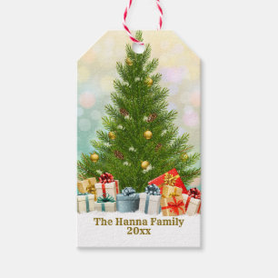 Elegant Family Holiday Present I Christmas Tree Gift Tags