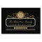 Elegant Family Home Name Gold Black White