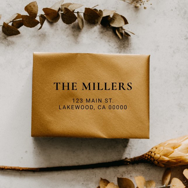 Elegant Family Name Self-inking Stamp (Creator Uploaded)