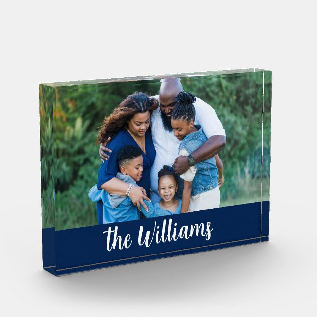 Elegant Family Photo And Signature (Left)