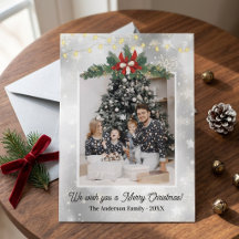 Elegant Family Photo Christmas