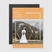 Elegant Family Photo & Happy Thanksgiving Day