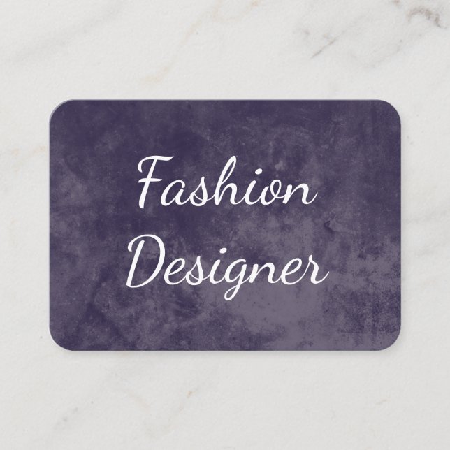 Elegant Fancy Font Business Card (Front)