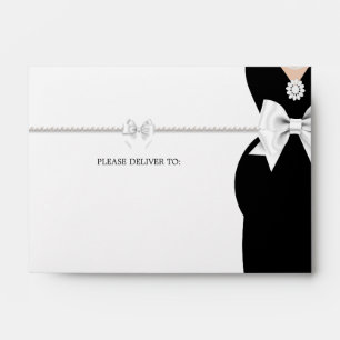 Elegant Fancy Tiffany Theme Baby Shower Envelope