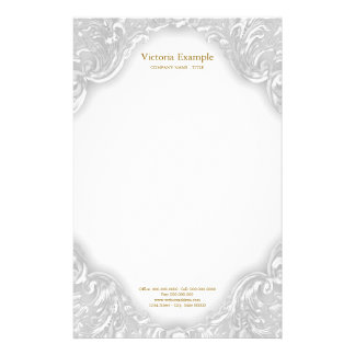 Fancy Custom Stationery, Fancy Stationery Templates