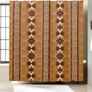 Elegant Farmhouse Rustic Shower Curtains Style 2