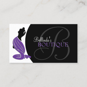 Elegant Fashion Boutique Business Card