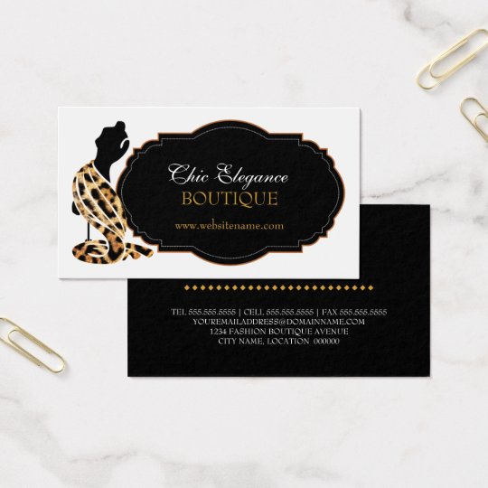 Elegant Fashion Business Card