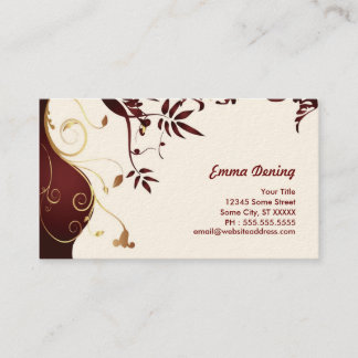 Elegant Fashion Profile Card