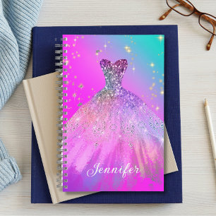 Elegant Fashion Sweet 16 Prom Quinceanera Dress  Notebook